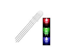 20 x LED Diodi 5 mm Tricolore catodo 4 pin alta luminosità 10 diodi