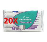 20 X L'unico Originale Il Mio Asciugamano Monouso 68x38 Cm 6 Pezzi