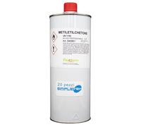 20 X Metiletilchetone 1l Solvente Acetone Scioglie Gommalacca Colofonia Resine_