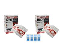 20 X Originale Numatic Henry Hepaflo Sacchetti Aspirapolvere Hoover & Deodoranti