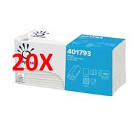 20 X Papernet Asciugamano A "z" Intercalati 143 Pz.