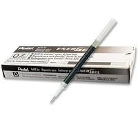 20 Pentel LR7 Roller Ricarica per Energel Penna Gel 0.7 MM Metal Tip Verde Color