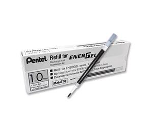 20 x ricarica a rullo Pentel LR10 punta in metallo da 1,0 mm per penna gel En...