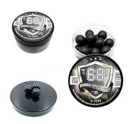 20 x S-TYPE Rubber-Steel Balls in 68 caliber - Palle di Gomma e Acciaio di qualità premium per paintball e reballs per allenamento al tiro e difesa personale e domestica in calibro 68
