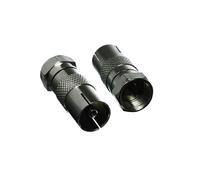 20 X Satelite Co Assiale Antenna Connettori F Femmina - Adattatore Giunto Onesto