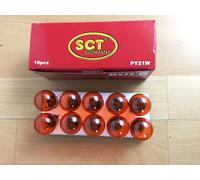 20 X Sct Germania PY21W Lampada 12V 21W BAU15s Indicatore Direzione Orange BA15s