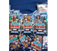20 x Topps Marvel Tcg cards Hero Attax 2022 booster pack, lotto di 100 carte