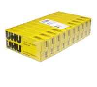 20 X UHU Tutti Scopo Colla 20ml Extra Forte Trasparente Adesivo - Confezione 20