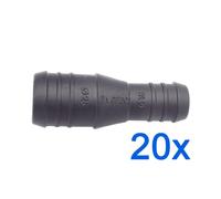 20 X YOU.S Connettore A Tubo Spina RGV Ø 25Mm 18Mm Dritto Riduttore