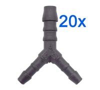 20 X YOU.S Connettore Di Linea Giunto RGV Ø 4 / 6 / 4 Mm Y-Pezzo Riduttore