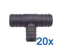 20 X YOU.S Connettore Intermedio RGV Ø 25X25X20 Mm T-Pezzo Riduttore