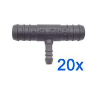 20 X You.S Connettore Tubo Flessibile Spina Rgv Ø 18x18x8 MM - Pezzo-T Riduttore