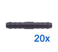 20 X You.S Connettori Del Cavo Connettore Flessibile 8/8 MM - Dritto Forma