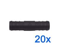 20 X You.S Connettori Del Cavo Tubo Connettore Ø 16/16 MM Dritto Forma