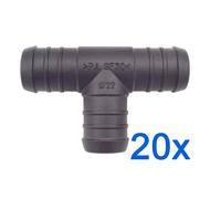 20 X You.S Connettori Del Cavo Tubo Flessibile Rgv Ø 22/22/22 MM - Pezzo-T