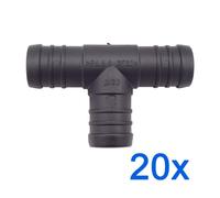 20 X YOU.S Connettori Tubo RGV Ø 20 / 20 / 20 Mm - T-Pezzo
