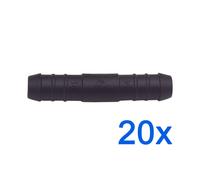 20 X YOU.S Giunto Tubo Intermedio Lunghezza 71 Mm Ø 14X14 Mm - Forma Dritta