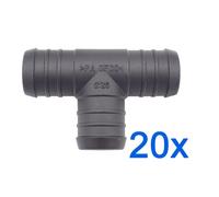 20 X YOU.S Original Connettore A Tubo Giunto Ø 25X25X25 Mm - T-Pezzo