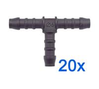 20 X You.S Originale Collegamento Tubo Giunto RGV Ø 6X6X6 Mm - T-Pezzo