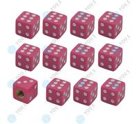 20 X You.S Plastica Rosarosa Dado Coperture Valvole Con Tenuta Camion Auto - Neu