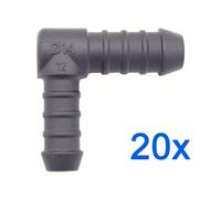 20 X You.S Raccordo A Gomito L-Forma Riduttore Ø 12X14 Mm