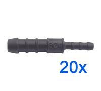20 X You.S Raccordo Per Tubo RGV Ø 8Mm 4Mm - Forma Dritta - Riduttore