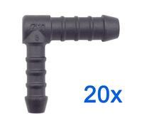 20 X You.S Raccordo Per Tubo RGV Ø 8X10 Mm 90 Gradi - L-Forma Riduttore
