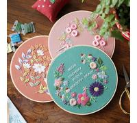20 X20cm Pacchetto Materiale Da Ricamo Kit Per Principianti Iniziale