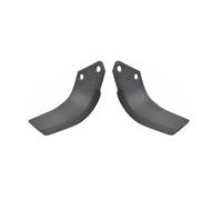 20 Zappe zappette curve per fresa maschio tipo NC 10 dx 10 sx 80x7 con foro 14,5