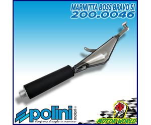 200.0046 MARMITTA POLINI per PIAGGIO : SI - ECO - BOSS mod. COUNTRY