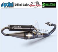 200.0408 MARMITTA SCARICO POLINI SCOOTER TEAM ITALJET DRAGSTER 50 MINARELLI ORIZ