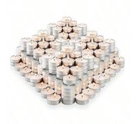 200/100/50 pezzi Candele tea light senza profumo, candele tea light multicolore senza fumo, confezione da piccole candele per matrimoni, feste, compleanni, anniversari, 1 candela brucia per circa 2-4