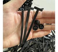 200/100/50 Pezzi Fascette in Nylon Autobloccanti con Clip a Pressione - Fascette per Cavi, Tubi Auto, Rilasciabili e Riutilizzabili fascette da fissaggiofascette resistenticlip per cablaggio
