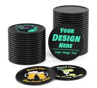 200-1000 fiches da poker in plastica personalizzate, gettoni per bevande, stampa a colori su entrambi i lati personalizzata con testo dell'immagine del logo, gettoni personalizzati per bar, feste