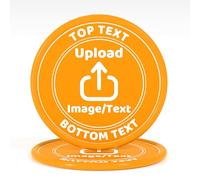 200-1000 Gettoni da Poker Personalizzati in Plastica, Gettoni per Bevande con Logo, Immagine e Testo Personalizzati, Stampa a Colori Completa su Entrambi i Lati, Gettoni Personalizzati per Bar, Feste