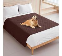 200*130CM Tappeti Lavabili per Cani,Copridivano & Copriletto Impermeabile per Cani, Tappetini Assorbenti per Cani, Tappetino per Addestramento del Cane (caffè, L)