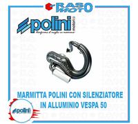 200.2030/S MARMITTA POLINI PIAGGIO VESPA 50 L SILENZIATORE ALLUMINIO 200.2030/S