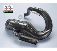 200.2050/S MARMITTA SCARICO POLINI VESPA 50 PK S XL HP FL2 SILENZIATORE ALL NERO