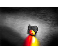 200-295 Kellermann 3in1 Posteriore Luce Indicatore Bullet Atto Df Nero, 1 Pz.