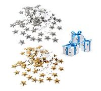 200 adesivi a forma di stella, decorazione natalizia, accessori hardware per feste, matrimoni, vacanze