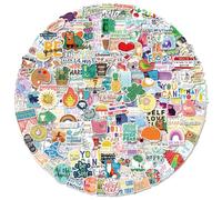 200 adesivi motivanti per citazioni - Parole di ispirazione positive per tavole di visione, planner e altro ancora, decalcomanie per adolescenti, adulti, insegnanti, ideali per bottiglie d'acqua,