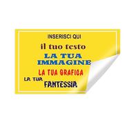 200 Adesivi Personalizzati e Stampa Etichette Personalizzabili su Carta Adesiva Lucida Premium - Sticker Adesivo Personalizzato per Eventi, Casa, Lavoro - Quantità, Dimensione, Formato a Scelta