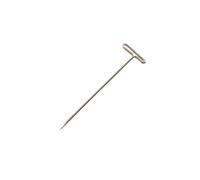 200 aghi per capelli da cucito in acciaio inox da 27/32/38/45/51/53 mm, per parrucche/display su testa in schiuma, punte a T (200 pezzi/32 mm)