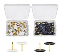 200 aghi tondi, spilli per il fissaggio della bacheca, strumenti per il fissaggio della carta, accessori fai da te, aghi decorativi, chiodi da parete in metallo