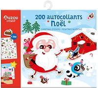200 autocollants Noel: Avec 6 decors et 200 autocollants repositionnables: Avec 6 décors et 200 autocollants repositionnables
