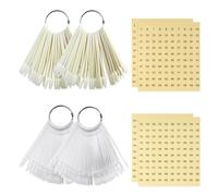 200 Bastoncini Per Campioni Di Unghie, 4 Adesivi Con Numeri 1-100, 101-200, Bastoncini Per Campioni Di Unghie, Kit Per Fare Pratica Manicure, Bastoncino Per Esposizione Smalto