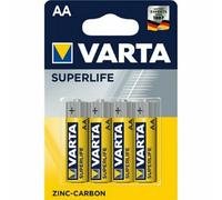 batterie varta aaa 4pz 2003 superlife mn2400 lr03 zinco-carbone 4pz mini stilo aaa - durata garantita