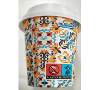 500 BICCHIERINI DI CARTA +COPERCHI ASPORTO CARTONCINO ML 90 CAFFE' BIO
