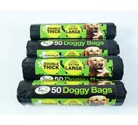 200 bustine per cane, extra large, super resistenti (4 confezioni da 50)