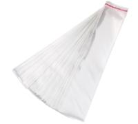 200 bustine trasparenti 5x27 cm in cellophane autoadesivo per dolci